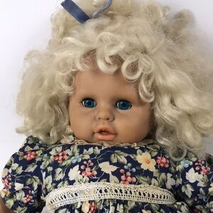 Jessie Collection Vintage Floral Dress Doll with Blonde Hair